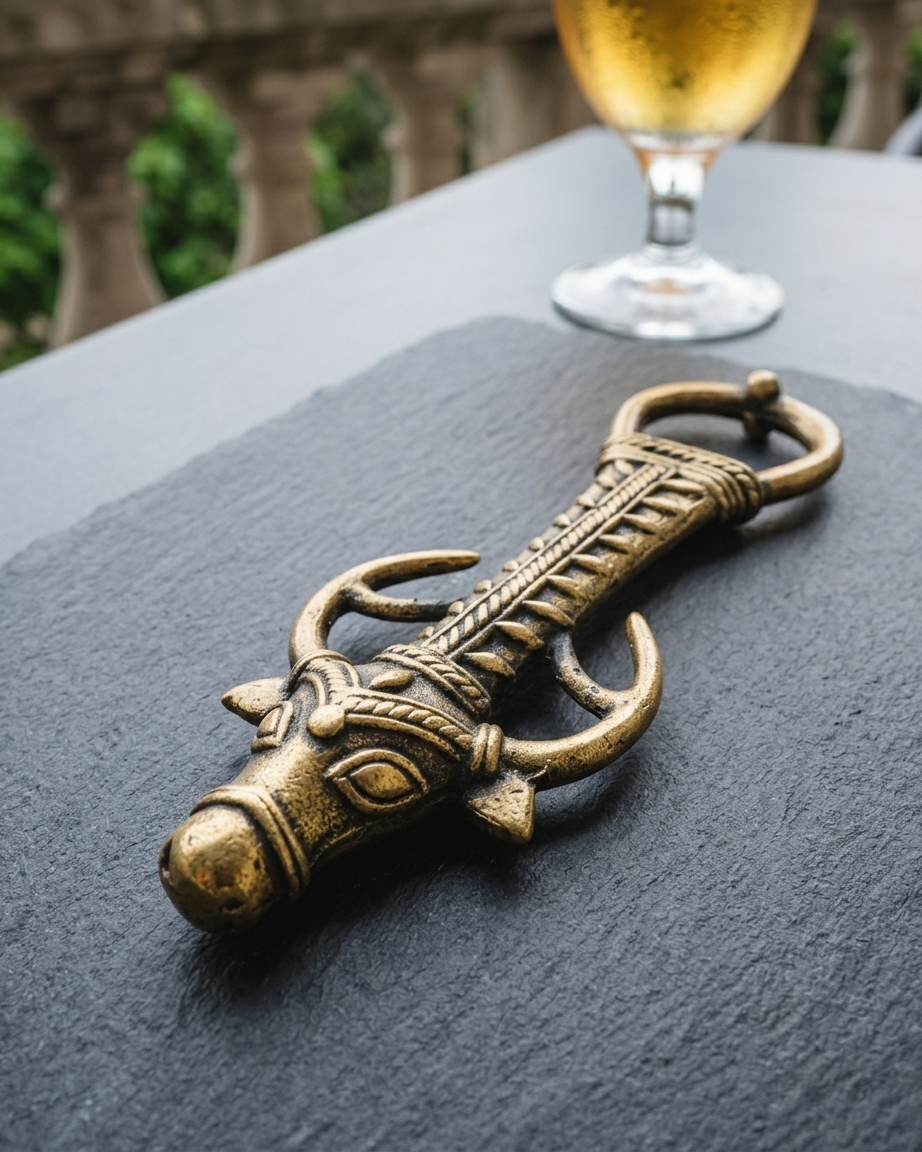 Bull Opener — Dhokra brass figurine